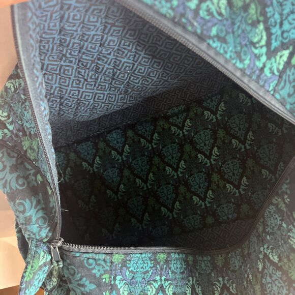 Unbranded Xtra Large Original Duffle Bag Luggage Quilted PatternBlue 20x13x11 - Picture 2 of 6